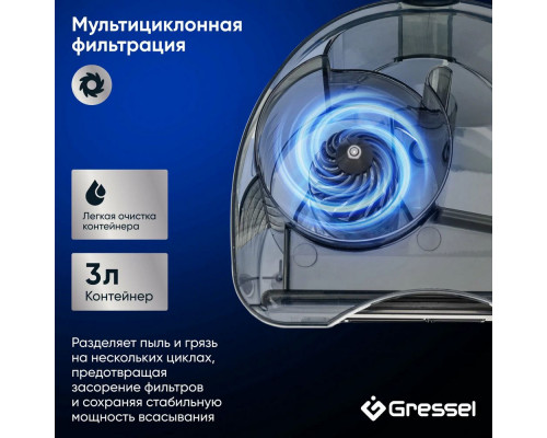 Пылесос Gressel GVC-6202
