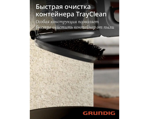 Вертикальный пылесос Grundig VCP 4230 черный