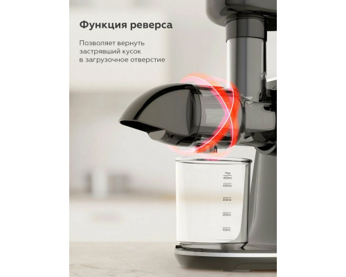 Соковыжималка BQ J2001 черный-Серебро