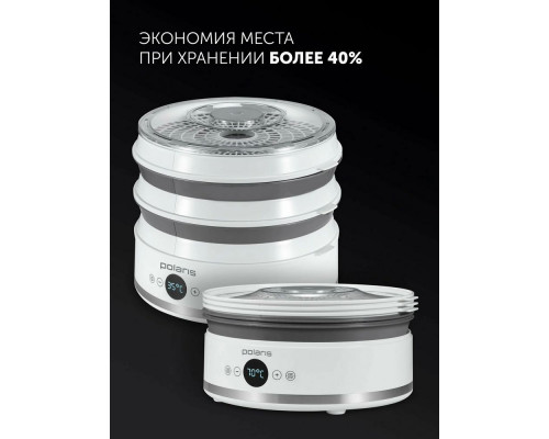 Сушилка для овощей и фруктов POLARIS PFD 2808V белый