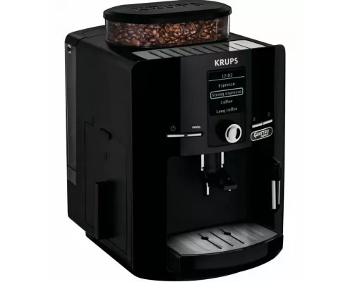 Кофемашина Krups EA82F010 черный/нержавеющая сталь