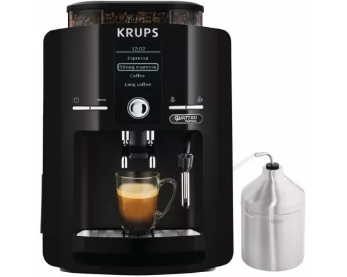 Кофемашина Krups EA82F010 черный/нержавеющая сталь