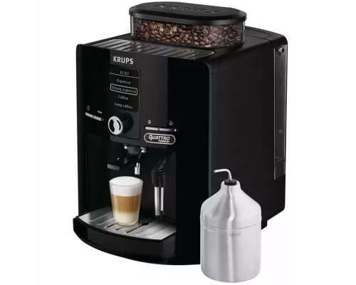 Кофемашина Krups EA82F010 черный/нержавеющая сталь