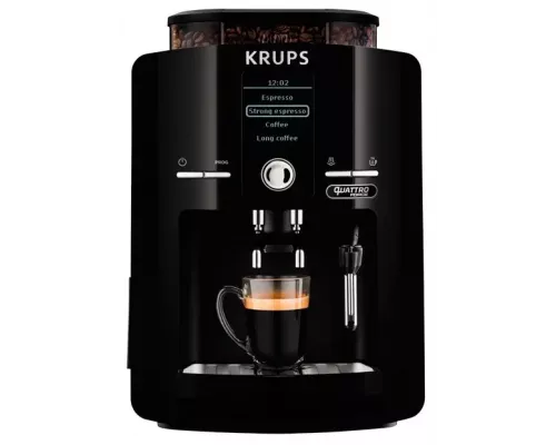 Кофемашина Krups EA82F010 черный/нержавеющая сталь