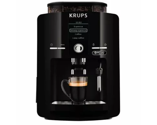 Кофемашина Krups EA82F010 черный/нержавеющая сталь