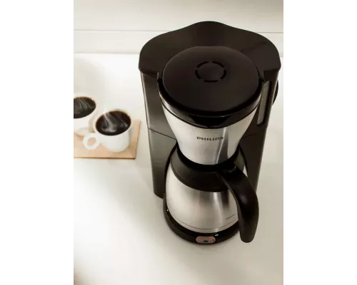 Кофеварка Philips HD7546/20 серебристый/черный