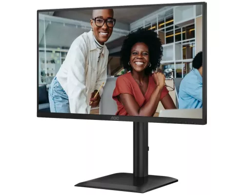 Монитор 23.8" AOC 24E4CV IPS 1920x1080, 120 Гц, 4 мс, 16:9, 300 кд/м², HDMI, DP 1.4, USB-C (90 Вт), 4xUSB 3.2, 3.5 Jack, USB Hub (4x USB 3.2), HDR10, Adaptive-Sync, черный