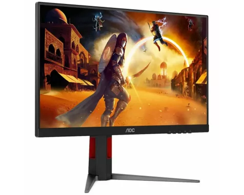 Монитор 23.8" AOC 24G4HA IPS 1920x1080, 200 Гц, 0.5 мс, 16:9, 300 кд/м², 2xHDMI 2.0, DP 1.4, 3.5 Jack, динамики (2x2 Вт), HDR10, G-Sync, черный