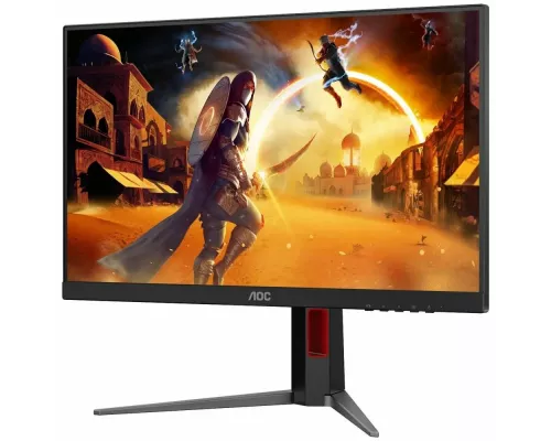 Монитор 23.8" AOC 24G4HA IPS 1920x1080, 200 Гц, 0.5 мс, 16:9, 300 кд/м², 2xHDMI 2.0, DP 1.4, 3.5 Jack, динамики (2x2 Вт), HDR10, G-Sync, черный
