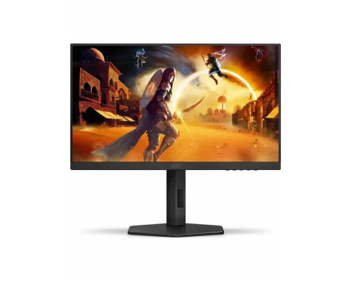 Монитор 23.8" AOC 24G4HX Fast IPS 1920x1080, 200 Гц, 0.3 мс (MPRT), 16:9, 300 кд/м², HDR10, HDMI 2.0, DP 1.4, 3.5 Jack, динамики (2x2 Вт), Adaptive-Sync, черный