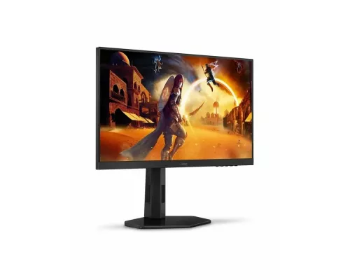Монитор 23.8" AOC 24G4HX Fast IPS 1920x1080, 200 Гц, 0.3 мс (MPRT), 16:9, 300 кд/м², HDR10, HDMI 2.0, DP 1.4, 3.5 Jack, динамики (2x2 Вт), Adaptive-Sync, черный