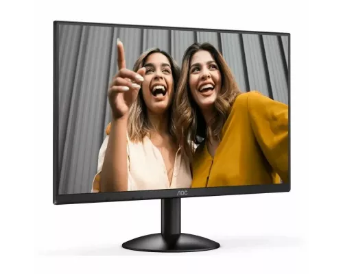 Монитор 23.8" AOC Value Line 24B30HM2 VA 1920x1080, 100 Гц, 4 мс, 16:9, 250 кд/м², HDMI 1.4, VGA, Adaptive-Sync, черный