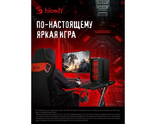 Монитор 23.8" BLOODY MN240F IPS 1920x1080, 180 Гц, 1 мс, 16:9, 280 кд/м², 2xHDMI, 1xDP, 1x3.5 мм, 2x2 Вт, черный