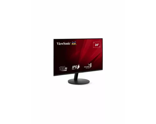Монитор 23.8" ViewSonic VA24E1-H IPS 1920x1080, 120 Гц, 5 мс, 16:9, 250 кд/м², HDMI 1.4, VGA, черный