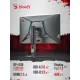 Монитор 27" A4Tech Bloody MN271Q IPS 2560x1440, 180 Гц, 1 мс, 16:9, 320 кд/м², 2xHDMI, 2xDP, 2xUSB, 1xUSB-B, 1x3.5 мм, серый