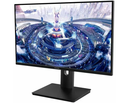 Монитор 27" Aiwa MQ272A IPS 2560x1440, 100 Гц, 4 мс, 16:9, 300 кд/м², HDMI 2.0, DP 1.2, USB-C, 3.5 Jack, динамики (2x3 Вт), FreeSync, G-Sync, черный