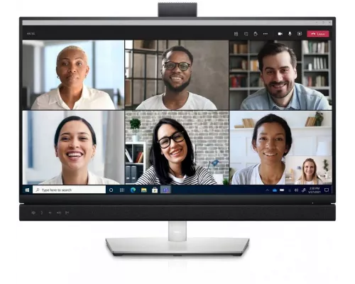 Монитор 27" Dell C2722DE IPS 2560x1440, 60 Гц, 5 мс, 16:9, 350 кд/м², HDMI 2.0, DP 1.2, USB-C, 3.5 Jack, USB Hub (4x USB), динамики (2x5 Вт), веб-камера, HDR10, черный