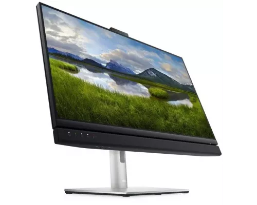 Монитор 27" Dell C2722DE IPS 2560x1440, 60 Гц, 5 мс, 16:9, 350 кд/м², HDMI 2.0, DP 1.2, USB-C, 3.5 Jack, USB Hub (4x USB), динамики (2x5 Вт), веб-камера, HDR10, черный