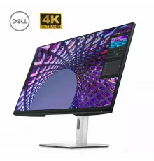 Монитор 31.5" Dell P3223QE IPS 3840x2160, 60 Гц, 5 мс, 16:9, 350 кд/м², HDMI 2.0, DP 1.4, USB-C, USB Hub (4x USB 3.0), Ethernet, HDR10, черный и серебристый