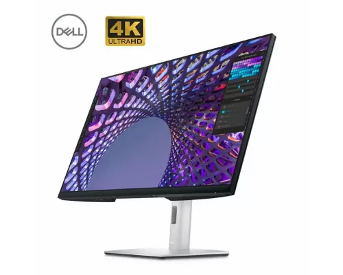 Монитор 31.5" Dell P3223QE IPS 3840x2160, 60 Гц, 5 мс, 16:9, 350 кд/м², HDMI 2.0, DP 1.4, USB-C, USB Hub (4x USB 3.0), Ethernet, HDR10, черный и серебристый