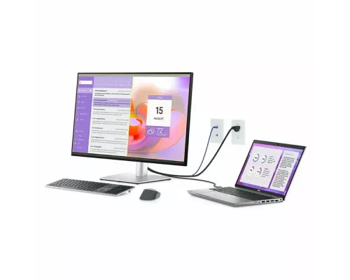 Монитор 31.5" Dell P3223QE IPS 3840x2160, 60 Гц, 5 мс, 16:9, 350 кд/м², HDMI 2.0, DP 1.4, USB-C, USB Hub (4x USB 3.0), Ethernet, HDR10, черный и серебристый