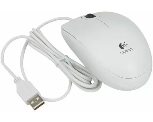 Мышь Logitech B100 белый