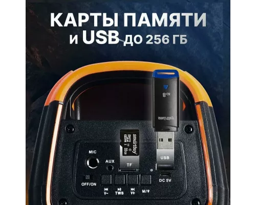 Портативная колонка SMARTBUY SBS-5490 PHOENIX черный