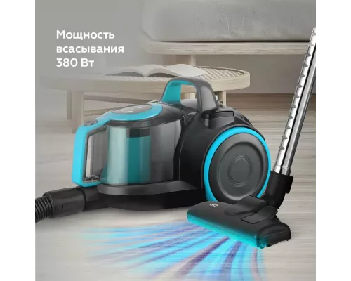 Пылесос BQ VC1810C черный/голубой