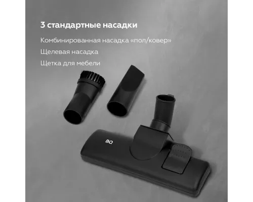 Пылесос BQ VC1810C черный/голубой