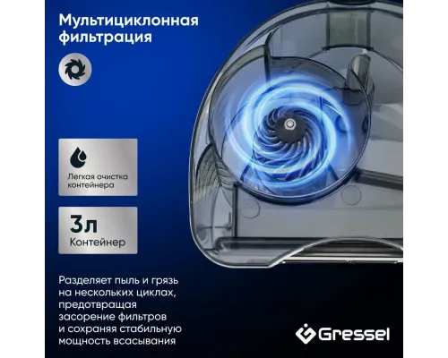 Пылесос Gressel GVC-6202