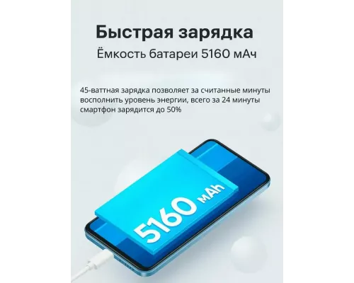 Смартфон INFINIX Hot 60i 8/256GB Black