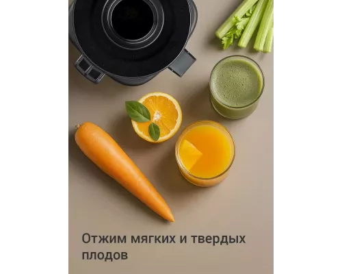 Соковыжималка REDMOND J 1408 черный/сталь