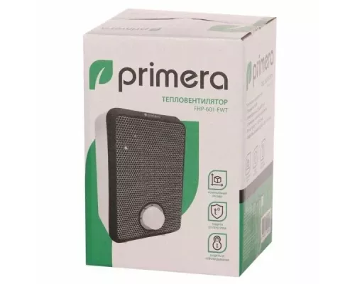 Тепловентилятор Primera FHP-601-FWT белый/серый