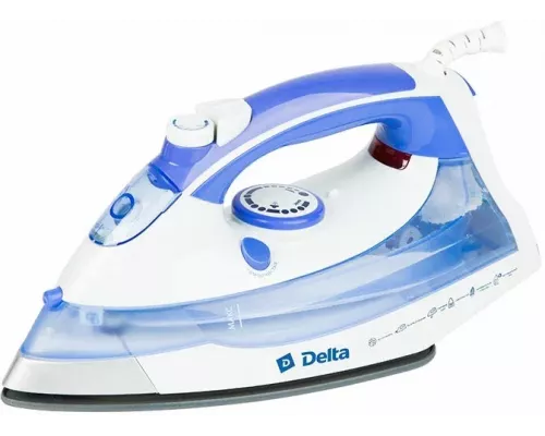 Утюг Delta DL-711 белый/фиолетовый