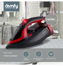 Утюг Domfy DSC-EI502 черный/красный