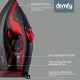 Утюг Domfy DSC-EI502 черный/красный