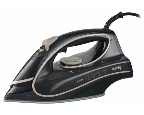 Утюг Domfy DSC-EI901 черный/золотистый