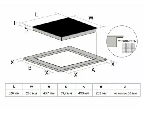 Варочная поверхность Weissgauff HV 32 BAT