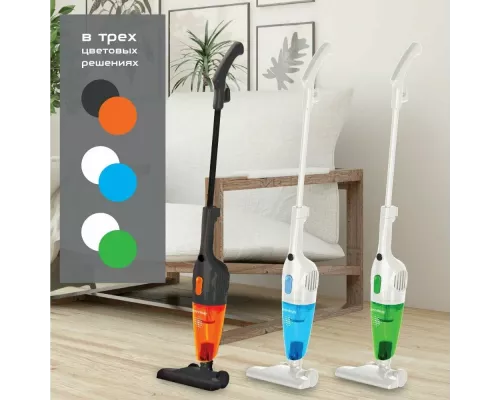 Вертикальный пылесос Endever SkyClean VC-277 темно-серый/оранжевый