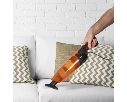 Вертикальный пылесос Endever SkyClean VC-277 темно-серый/оранжевый