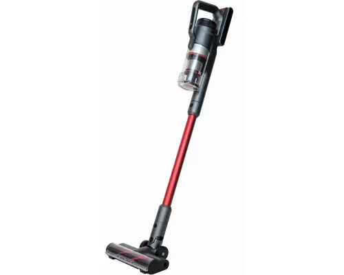 Вертикальный пылесос Starwind SCH9945 серебристый/красный