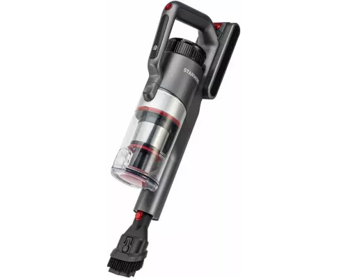 Вертикальный пылесос Starwind SCH9945 серебристый/красный