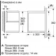 Встраиваемая микроволновая печь Bosch BFR7221B1 черный