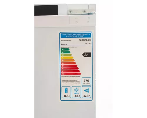 Встраиваемый холодильик SCANDILUX RBI238T