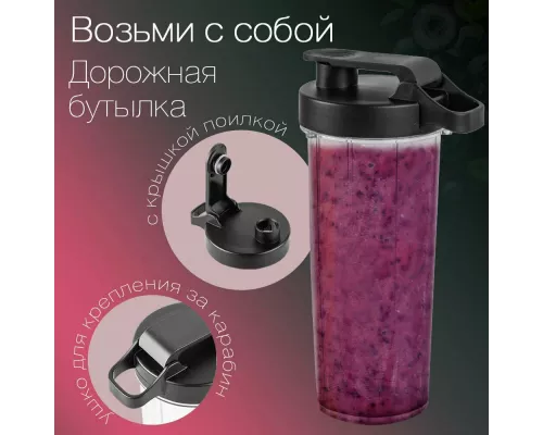 Блендер ENDEVER Sigma-206 стальной/черный