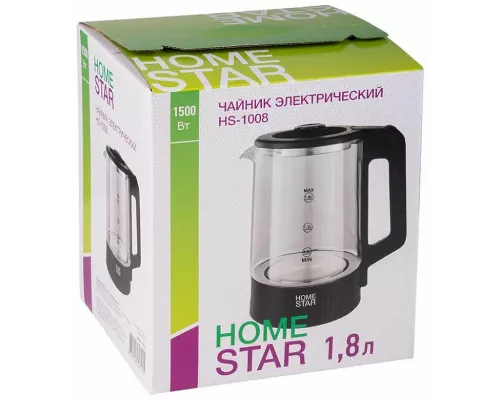 Чайник Homestar HS-1008 черный