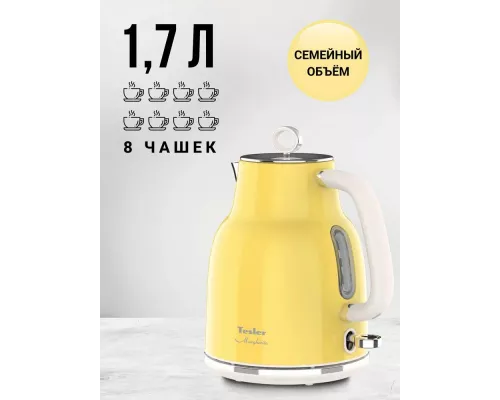 Чайник TESLER KT-1760 YELLOW
