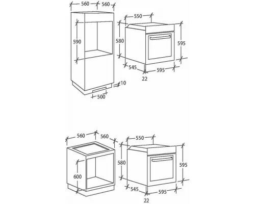 Духовой шкаф Candy FCT615NXLRU