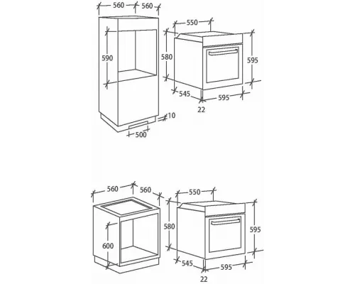 Духовой шкаф Candy FCT615XLRU