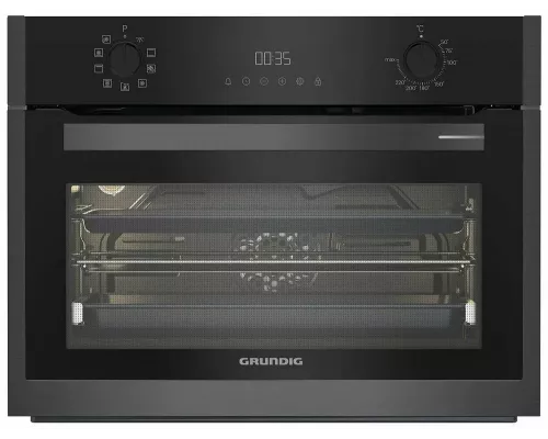 Духовой шкаф Grundig GEKM19300DX черная нержавеющая сталь